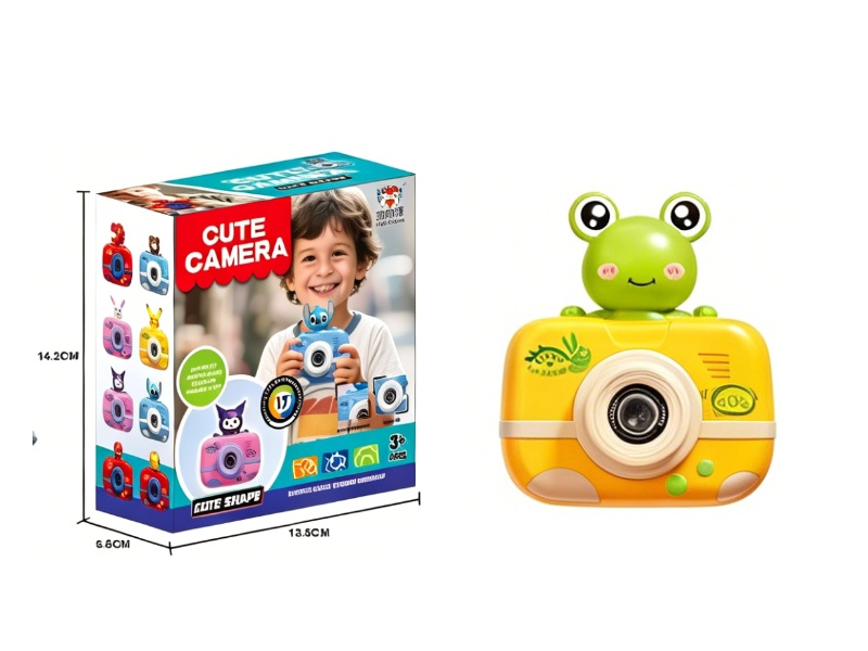 Children'S Camera Can Take Photos, Videos And Play Games (In  Shape Of A Frog)