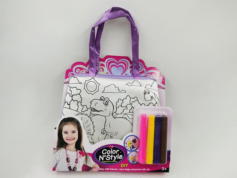 DIY Painted Handbag