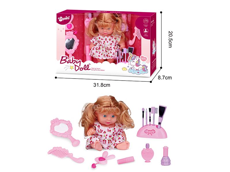 8" Doll Make Up Pretend Play Toys
