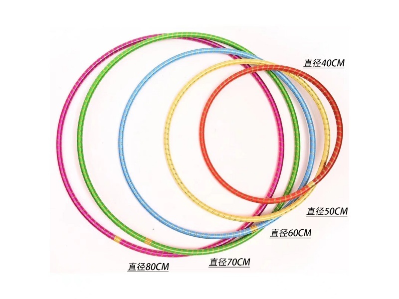 1.8 Thick Golden Border Ribbon Hula Hoop With A Diameter Of 70 Centimeters