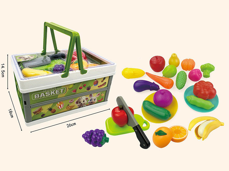 Folding Basket Cutting Fruits Set