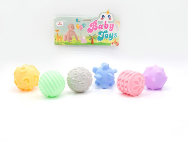 Vinyl Early Learning Ball With Bb Whistle