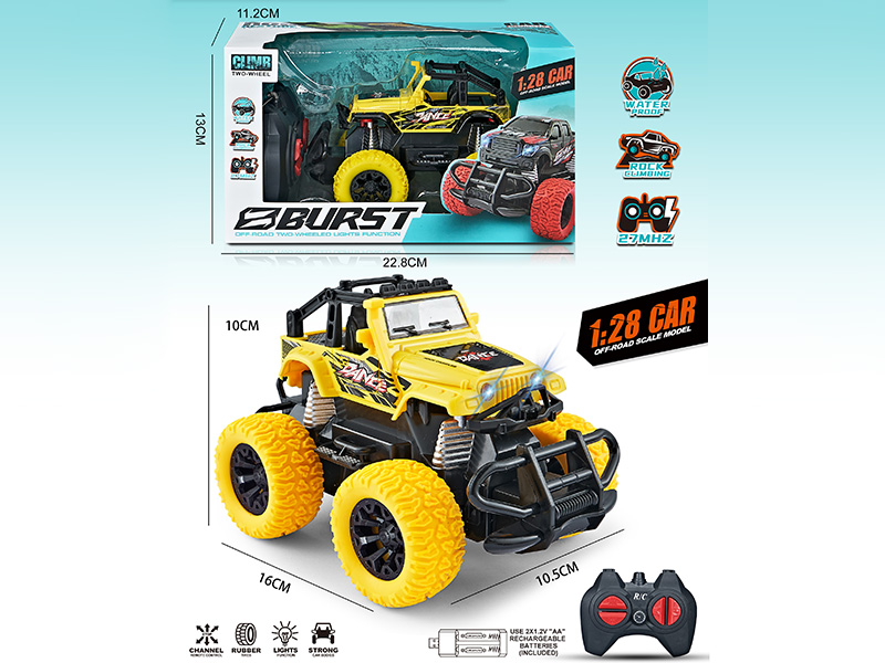 4 Channel Remote Control Jeep Truck(Included  Batteries)