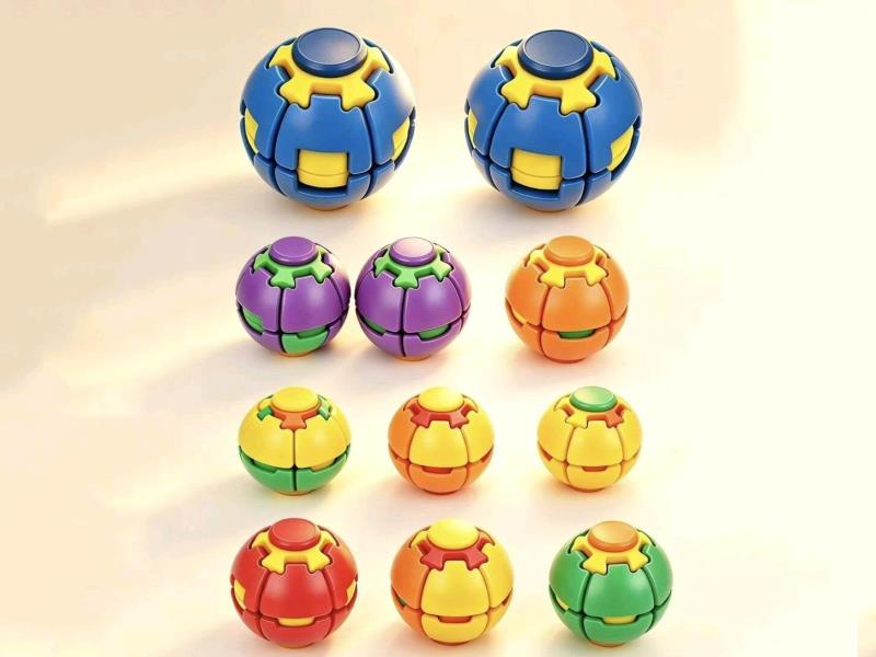 3D Stress-Relieving Rotating Fidget Spinner Stress-Relieving Ball