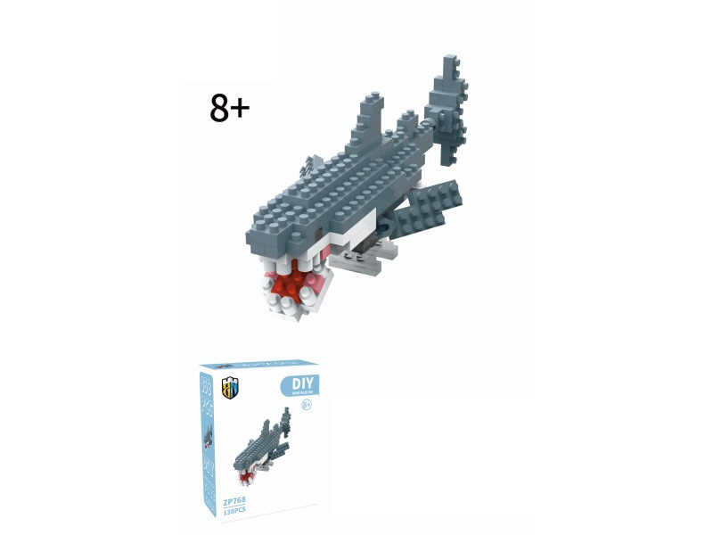 Whale Building Blocks Ocean Series 138 PCS