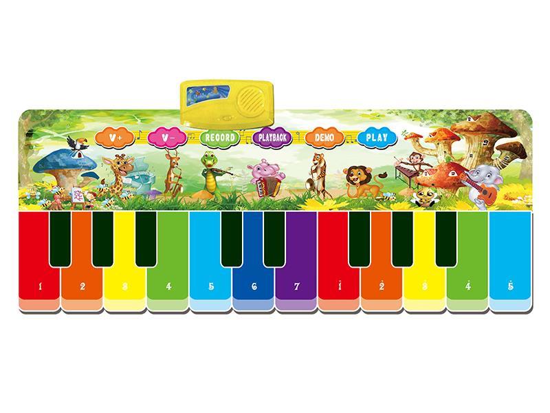 20 Key Rainbow Cartoon Piano Play Mat