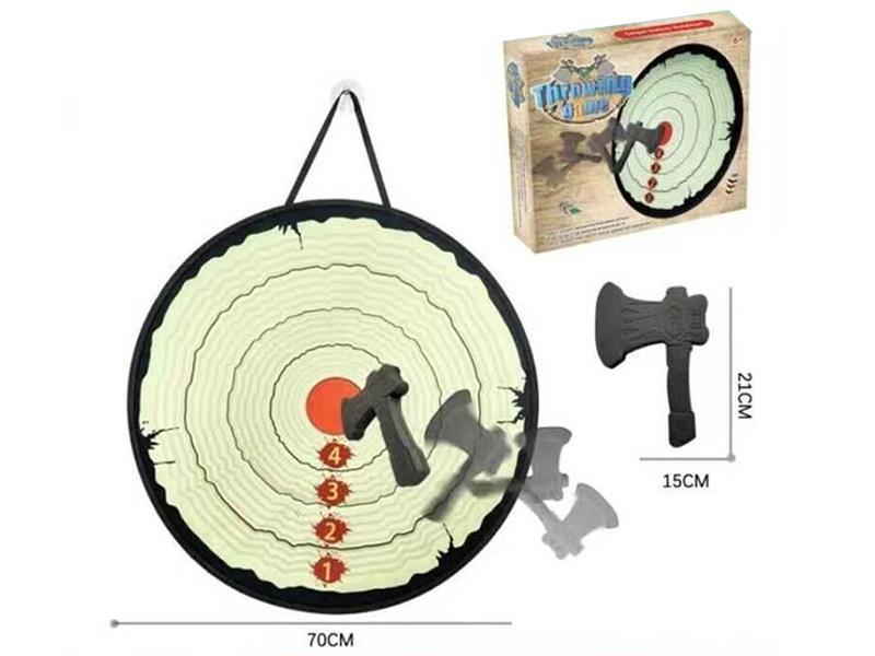 EVA Axe Dartboard Set