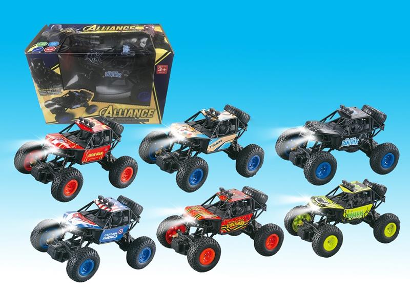 1:20 4 Channel Remote Control Alloy Off-Road Climbing Car(Avengers Assemble)