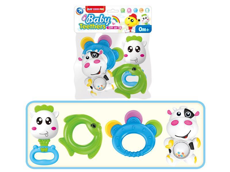 4PCS Baby Rattles