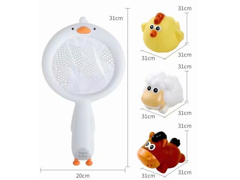Duck Scoop Net Set 4pcs