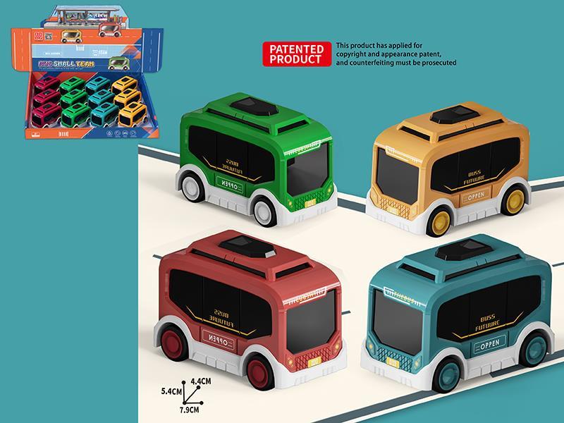 Friction Bus 12pcs