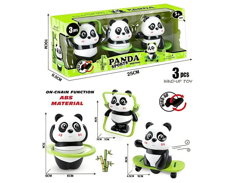 Wind Up Panda Sports Toys