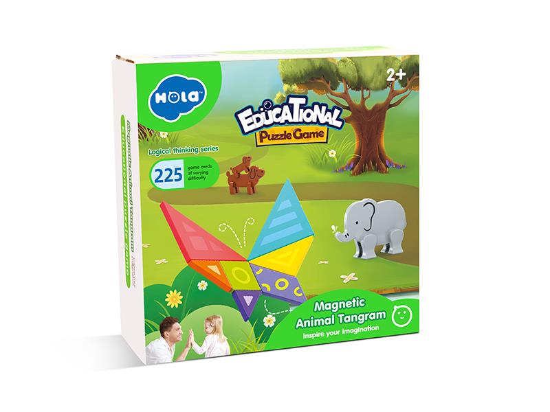 Magnetic Animals Tangram Educational Puzzle Game