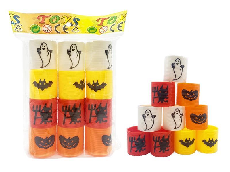 Halloween Pattern Rainbow Circle