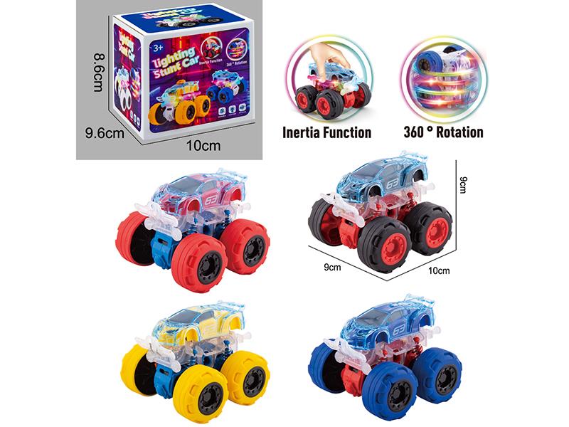 Dual Friction Stunt Lamborghini Racing Car With Lights 1pcs