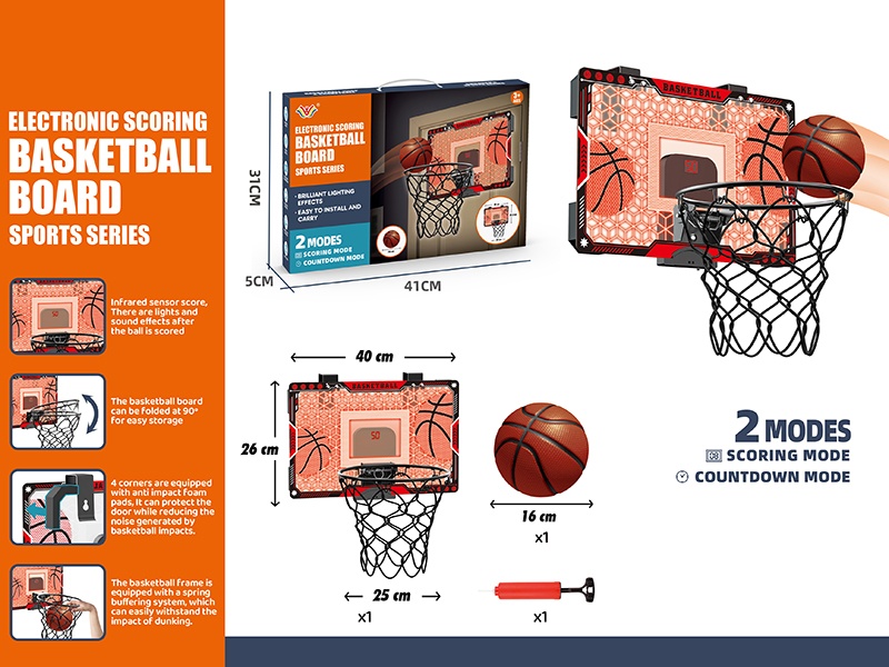 Electrnic Scoring Acrylic Basketball Board With Lights