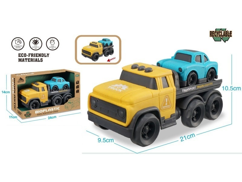 Wheat Straw Material - Trailer Flatbed Transporter
