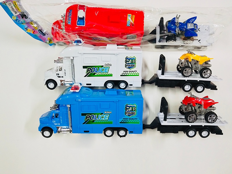 Friction Police Car