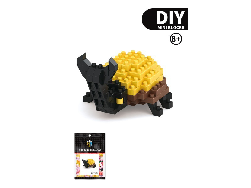 Rhinoceros Beetle Building Blocks Insect Series 92PCS