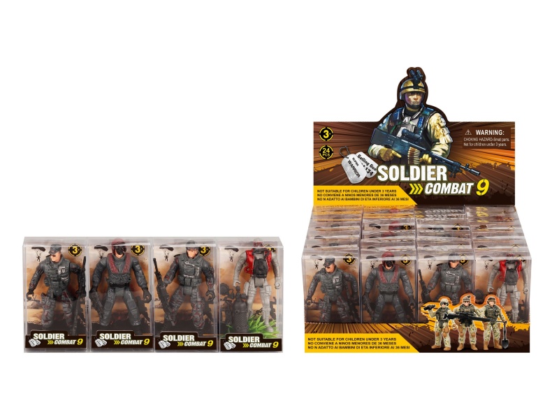 Military Toy Soldier With Weapon 24PCS