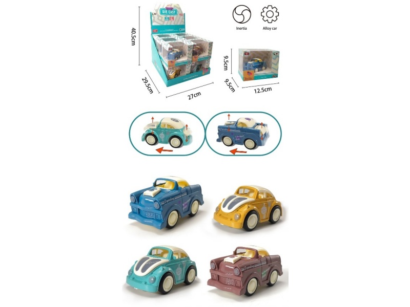 Inertial Alloy Car (12Pcs)