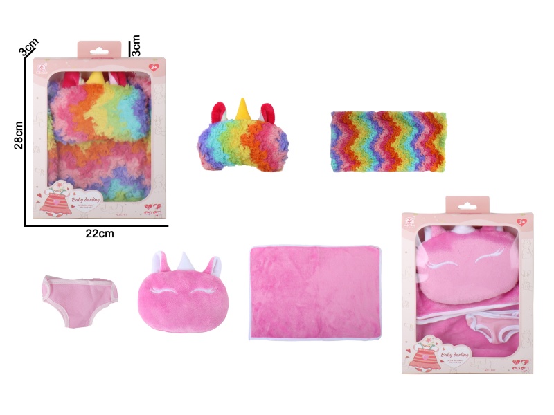 12-16-Inch Unicorn Pillows, Blanket Accessories Two Models