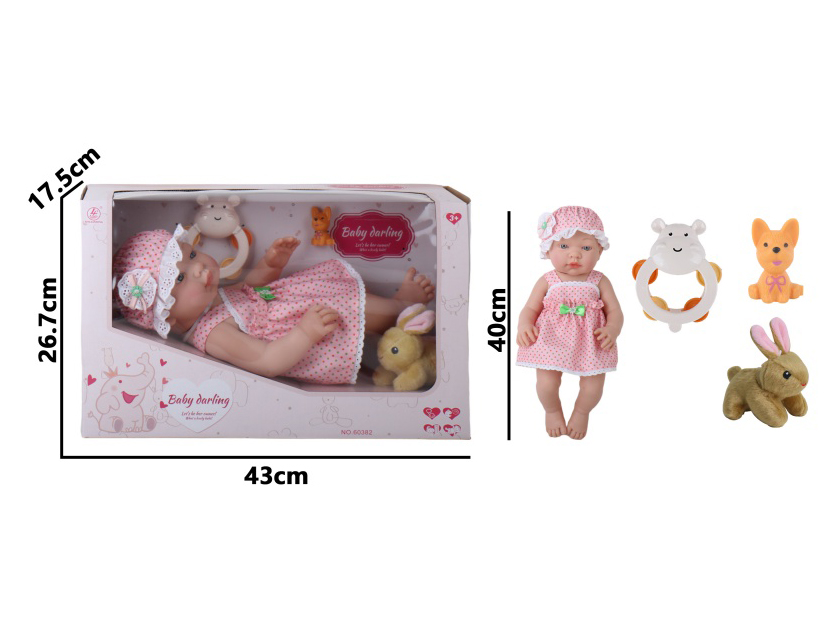 16-Inch Full-Body Rubber Doll (With Female Features)