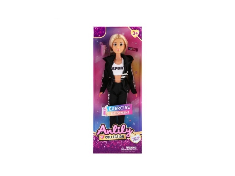 11.5-Inch Solid Doll (Brown Skin Color)