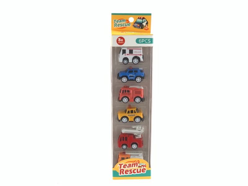 Boilback Alloy Cartoon Rescue Sprinkler Truck Ladder Car Ambulance Police Car Car Strip