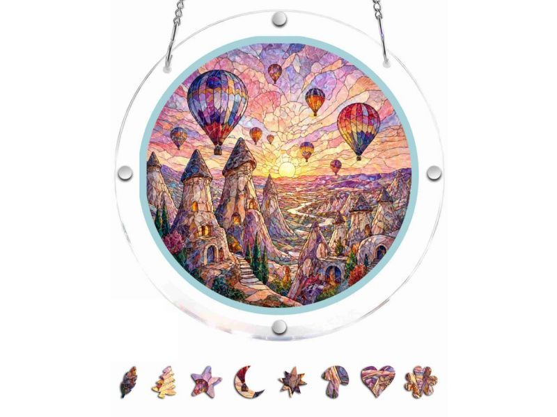 8.9-Inch Acrylic Jigsaw Puzzle