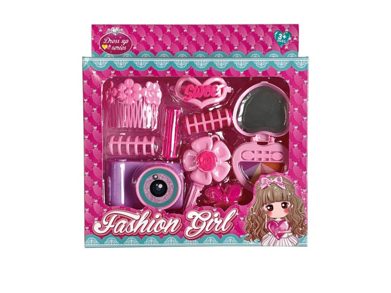 Cartoon Puzzle Girl Accessory Toy Set