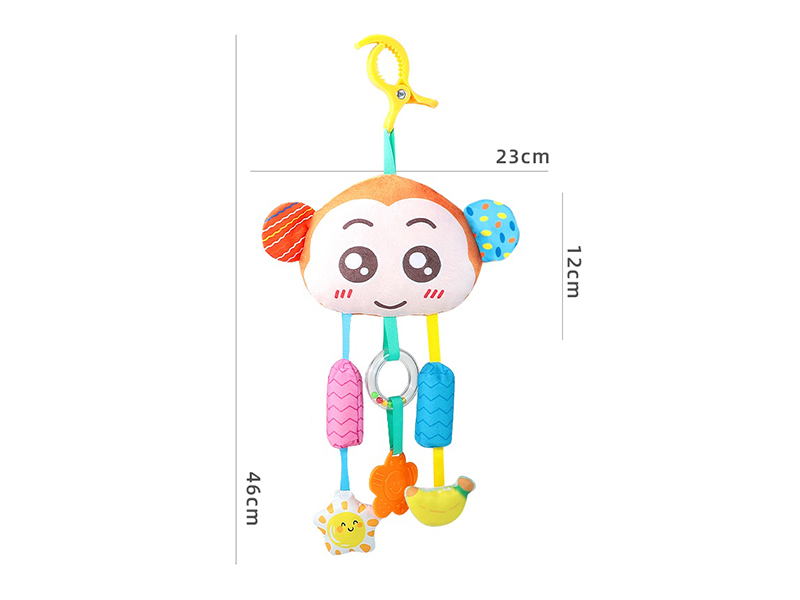 Baby Crib & Stroller Monkey Hanging Rattle