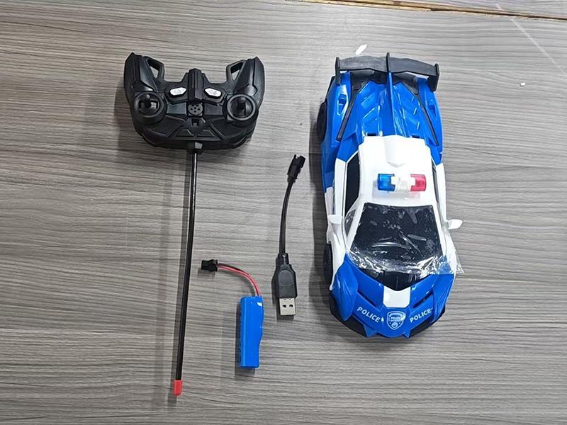1:18 Lamborghini Remote Control Transformation Police Car