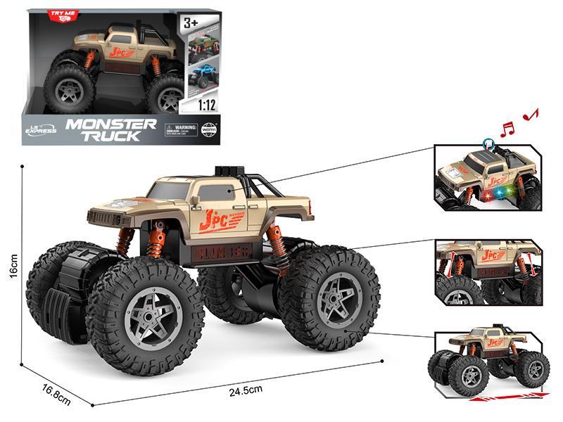 1:12 Friction Cross Country Car(4WD,Compressions,Aseismatic Function)