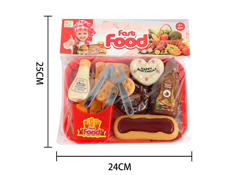 Pretend Play Toy Food Set