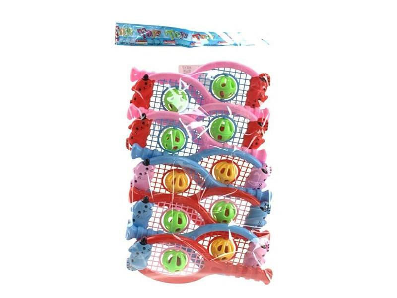 Cartoon Racket Rattles 10pcs