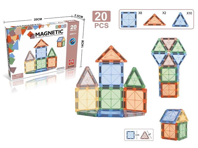 Color Window Versatile Magnetic Tiles, Building Blocks, Color Window Magnetic Tiles, Magnetic Jigsaw Puzzles, Magnetic Tiles, Magnetic Stickers (14Pcs)
