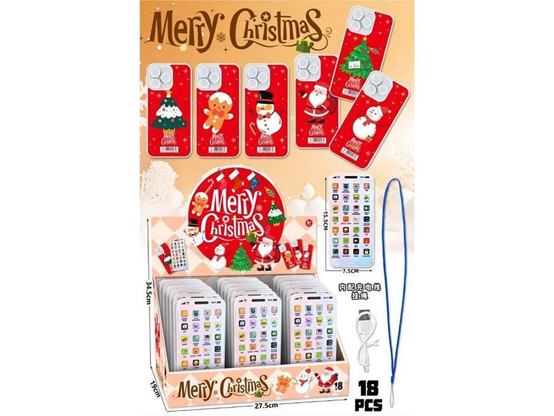 Christmas - Children's Touchscreen Multi-Functional Early Education Mobile Phone