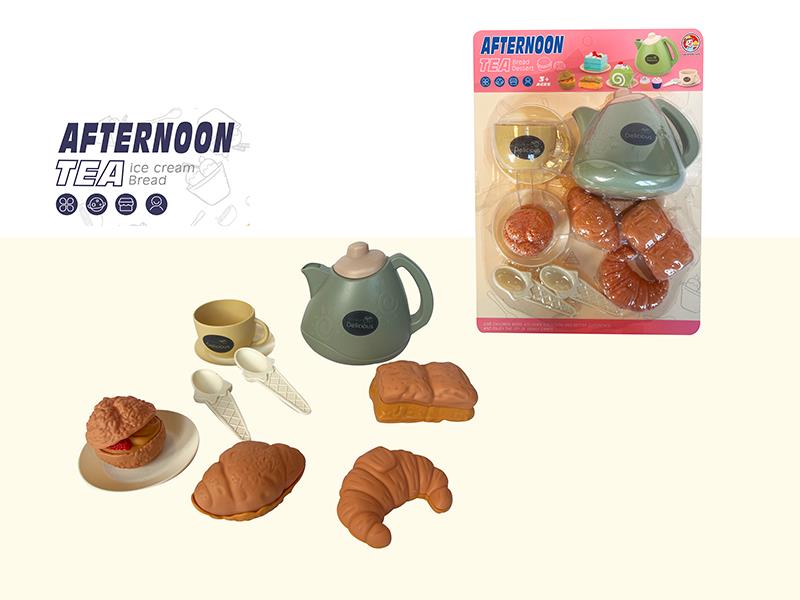 Pretend Play Toys Afternoon Tea Bread Dessert Set
