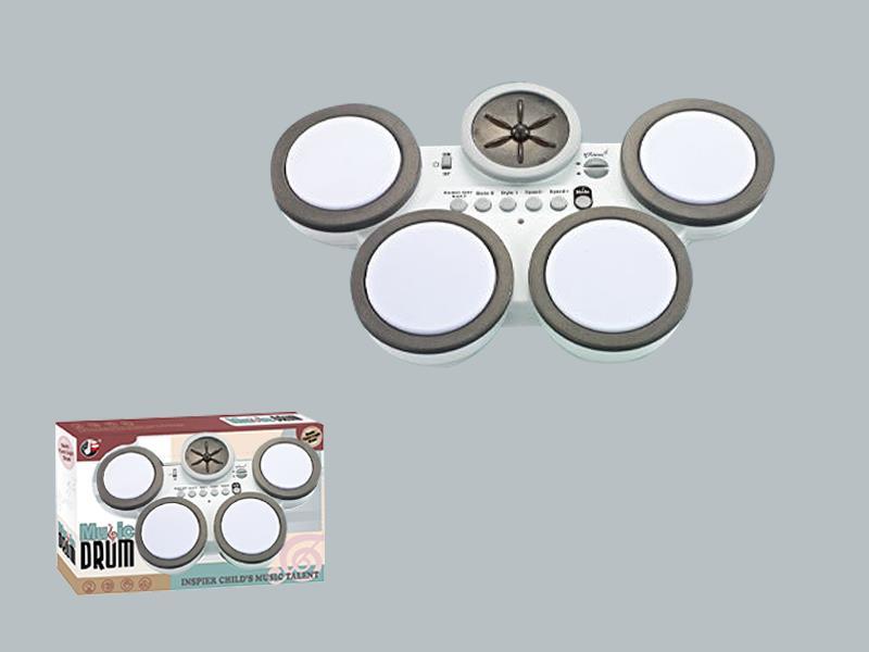 Electronic Drum With Flash Light