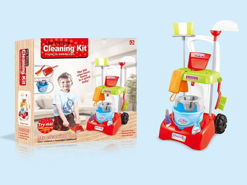 Boy Clean Cart
