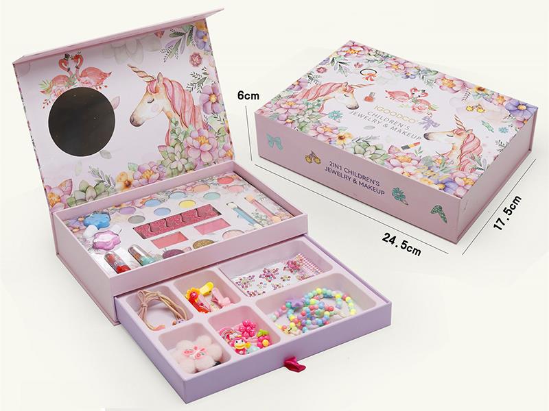 2 In 1 Children's Jewelry & Makeup
