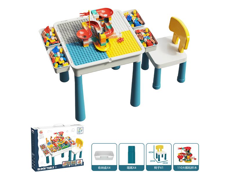 Large Particle Building Blocks Table