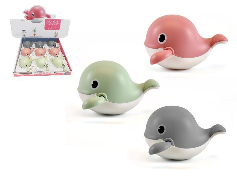 Wind Up Swimming Whale 9pcs