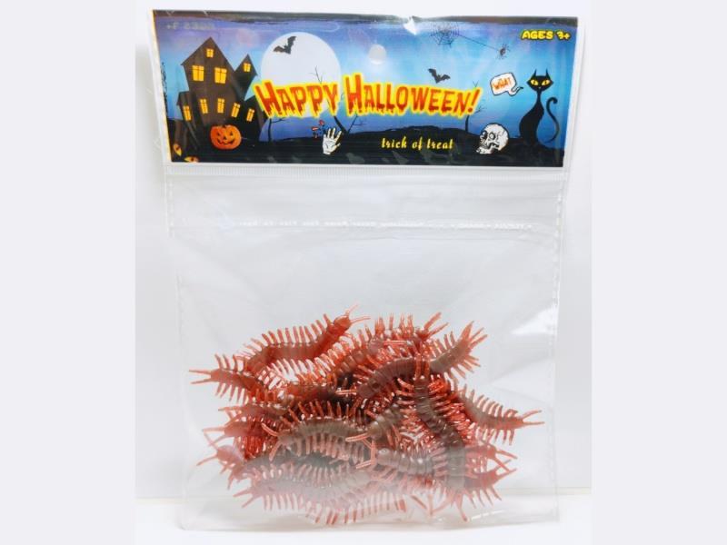 Halloween Centipede (Small), 24Pcs [Glow-In-The-Dark]