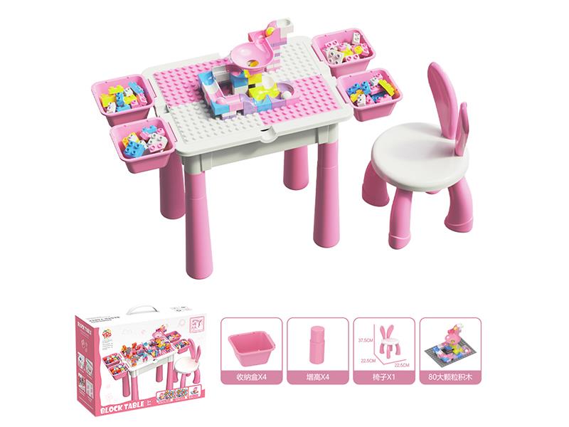Large Particle Building Blocks Table