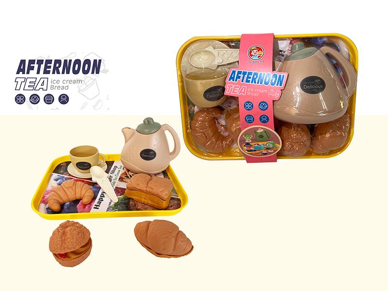 Pretend Play Toys Afternoon Tea Bread Dessert Set
