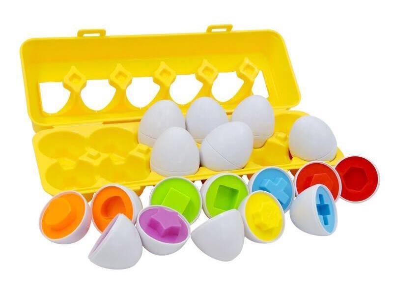 12PCS Matching Eggs(Shapes)