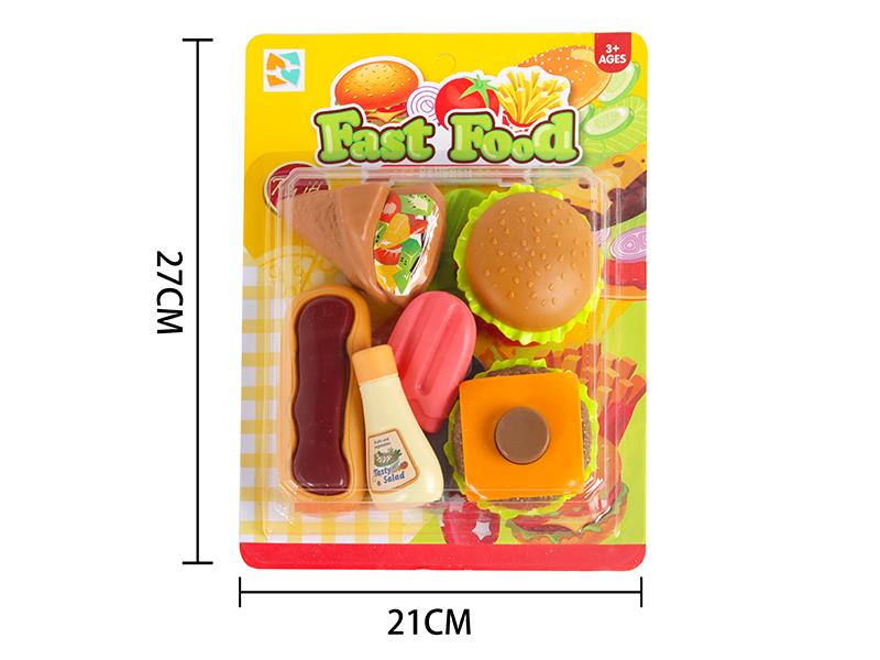 Pretend Play Toy Food Set