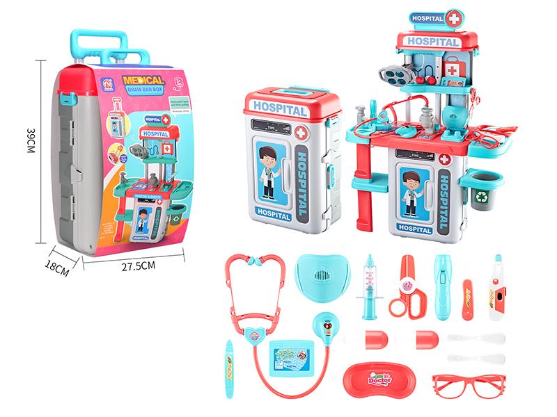 Medical Instrument Table Transformable Luggage 15PCS